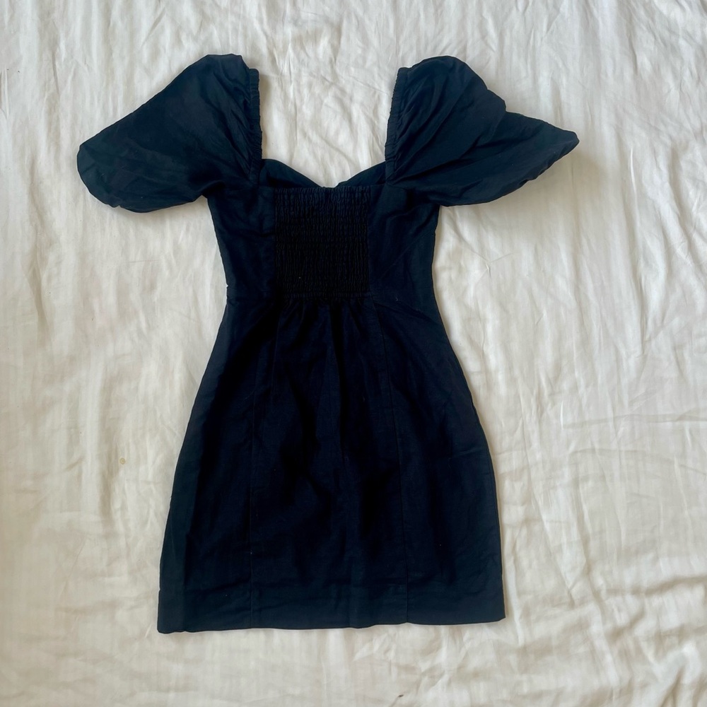 Black Babydoll Mini Dress